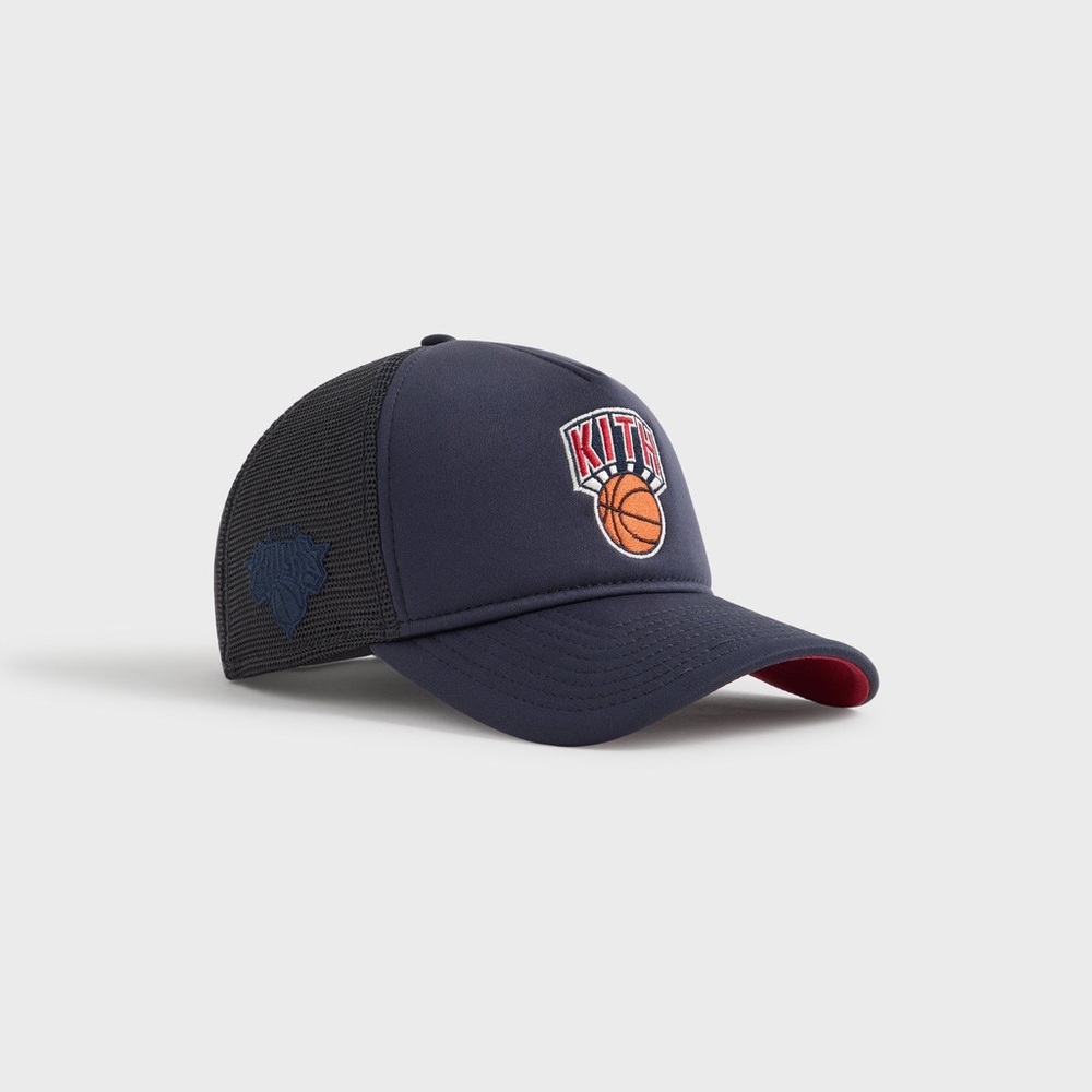Kith & New Era for the New York Knicks 9FORTY MS Trucker Snapback Hat Nocturnal - Picture 4 of 11